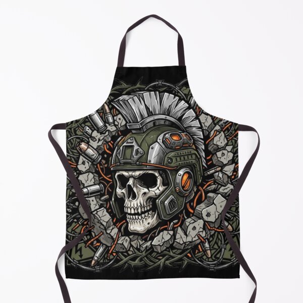 Item preview, Post-Apocalyptic Tactical Gladiator Skull designed and sold by krish-prints.