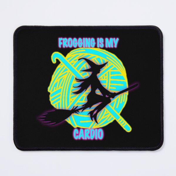 Item preview, Frogging Is My Cardio – Funny Yarn Witch Knitting Shirt designed and sold by ArtyWares.