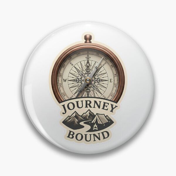 Item preview, Vintage Compass Journey Design designed and sold by BetweenForms.