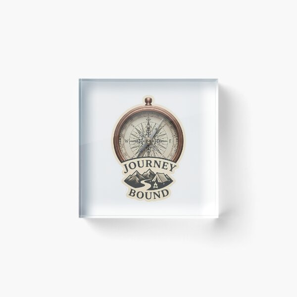 Item preview, Vintage Compass Journey Design designed and sold by BetweenForms.