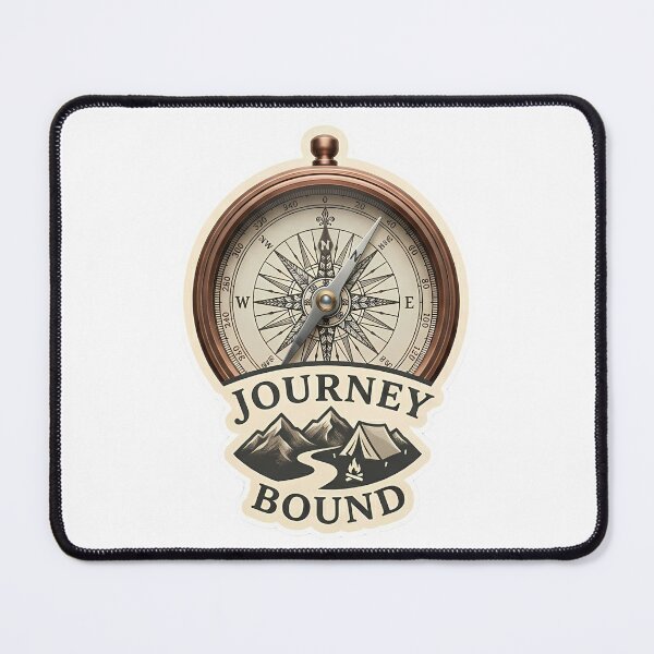 Item preview, Vintage Compass Journey Design designed and sold by BetweenForms.