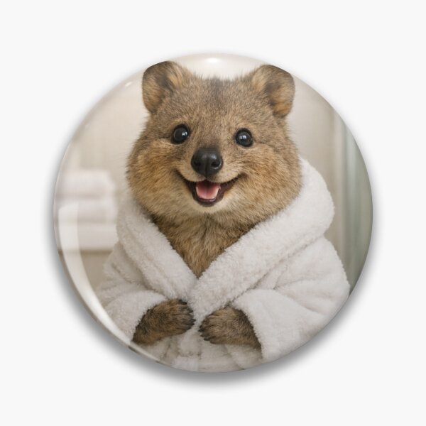 Item preview, Cozy Bathrobe Quokka designed and sold by Sillytoe.