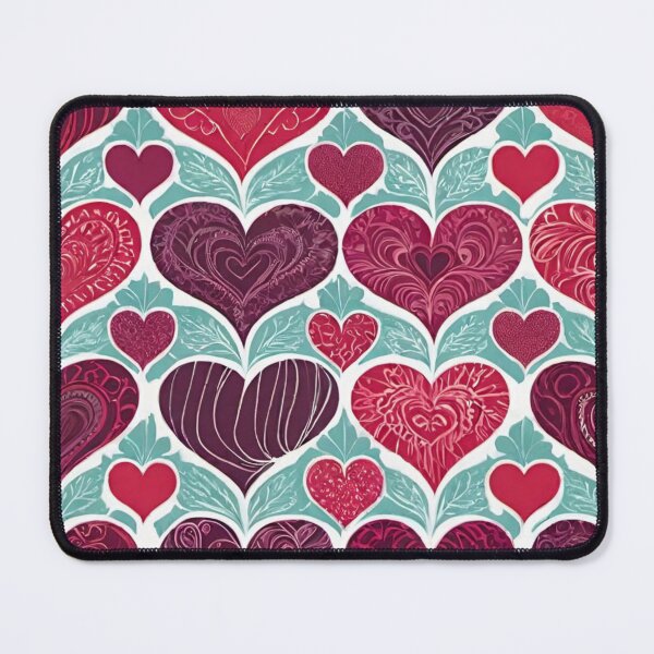 Item preview, Romantic background pattern of many parallel hearts. designed and sold by Giulivo Store Graphic.