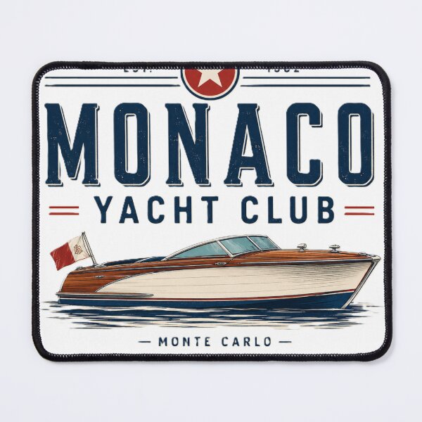 Item preview, Monaco Yacht Club Vintage Boat designed and sold by Asfyi.