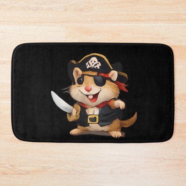 Item preview, Funny Gerbil and pirate designed and sold by DamioPolArt.