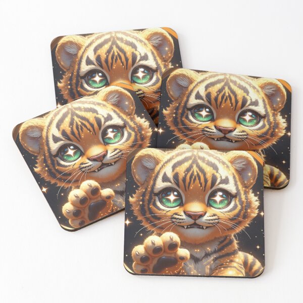 Item preview,  NeoTig AI Art– Cyber Tiger Mascot Gift for Kids designed and sold by NeoTigLuna.