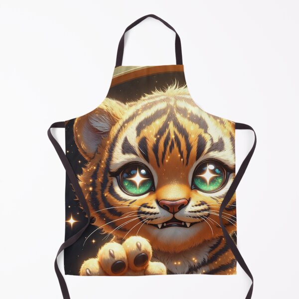 Artikelvorschau, NeoTig AI Art – Cyber Tiger Maskottchen Geschenk für Kinder entworfen und verkauft von NeoTigLuna.