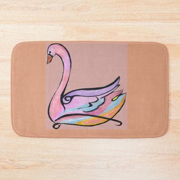 Item preview, Stylized Pink Swan designed and sold by Haxson37art.