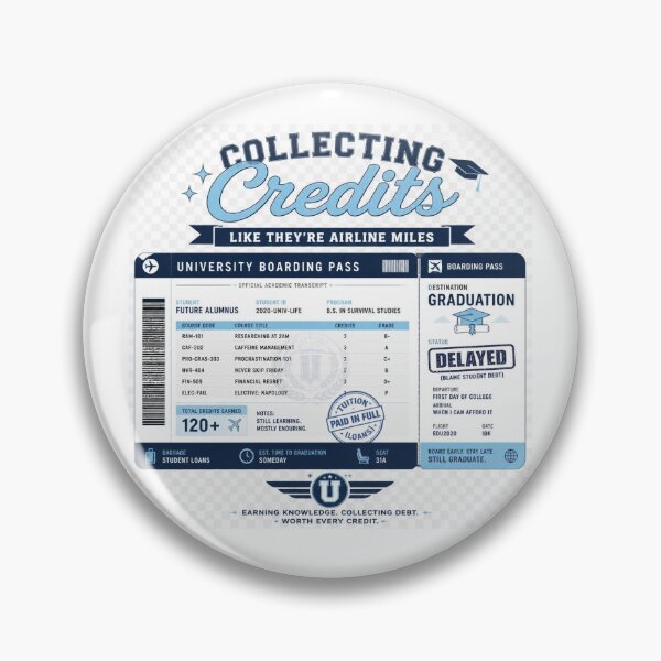 Item preview, COLLECTING CREDITS LIKE THEY'RE AIRLINE MILES designed and sold by SideQuest1.