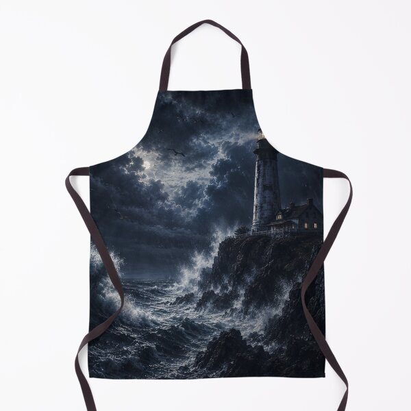 Item preview, Ocean Avenue Storm Lighthouse Art designed and sold by S06PMarketing.