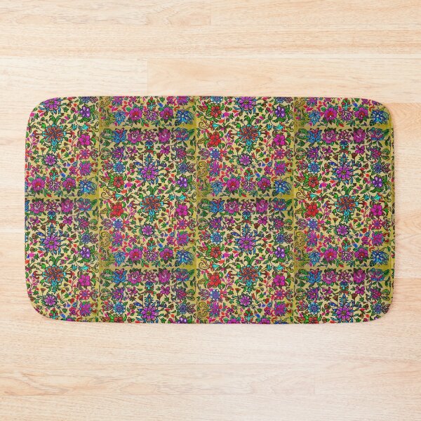 Item preview, Radiant Floral Mosaic Garden – Vibrant Botanical Mandala Art designed and sold by Selena.m.studio.