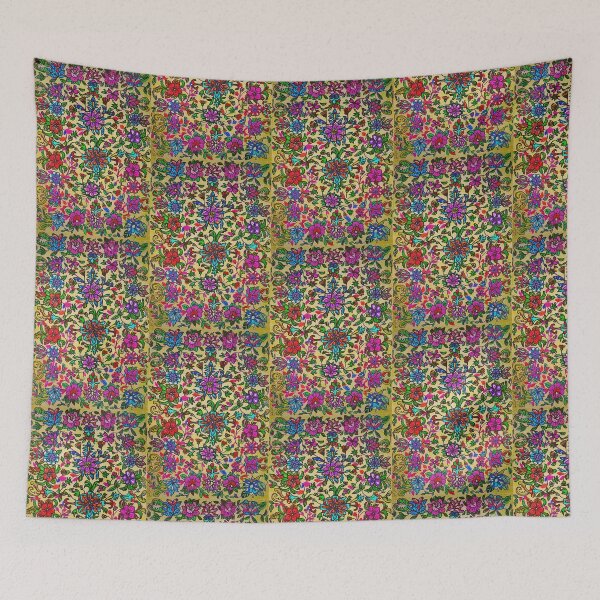 Item preview, Radiant Floral Mosaic Garden – Vibrant Botanical Mandala Art designed and sold by Selena.m.studio.