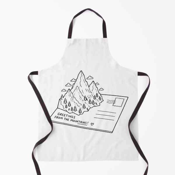 Item preview, Greetings From The Mountains Funny Hiking Postcard Design designed and sold by MonkiFlipp.