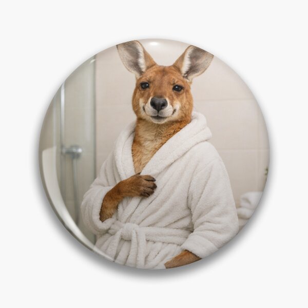 Item preview, Cozy Bathrobe Red Kangaroo designed and sold by Sillytoe.