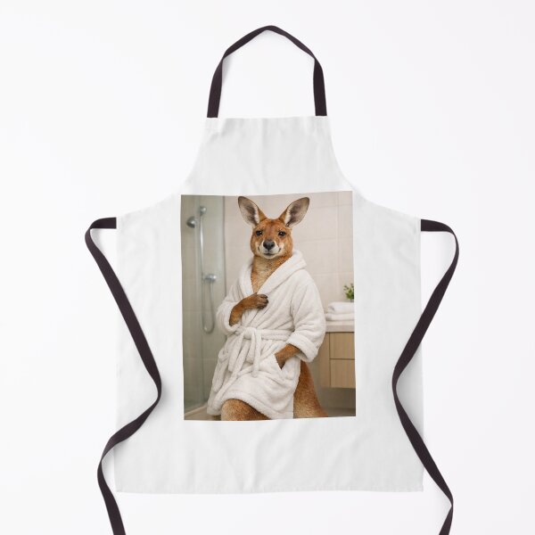 Item preview, Cozy Bathrobe Red Kangaroo designed and sold by Sillytoe.