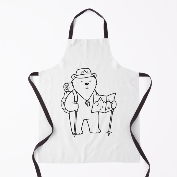 Item preview, Cute Hiking Bear Backpacker Mountain Adventure Design designed and sold by MonkiFlipp.