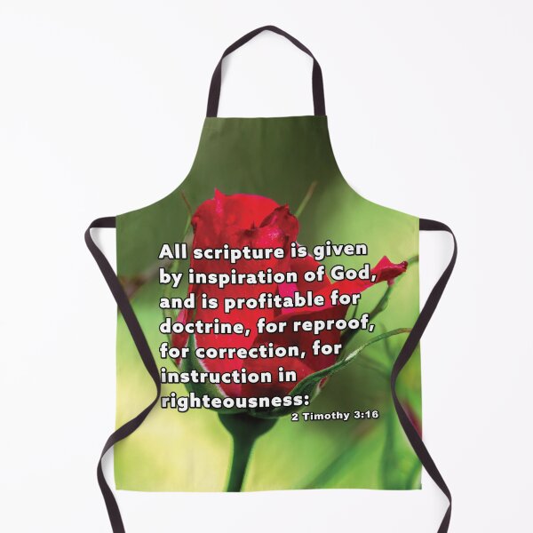 Item preview, 2 Timothy 3 16 All Scripture Is Given - Red Rose Photograph designed and sold by InsprtnlArtbyDP.