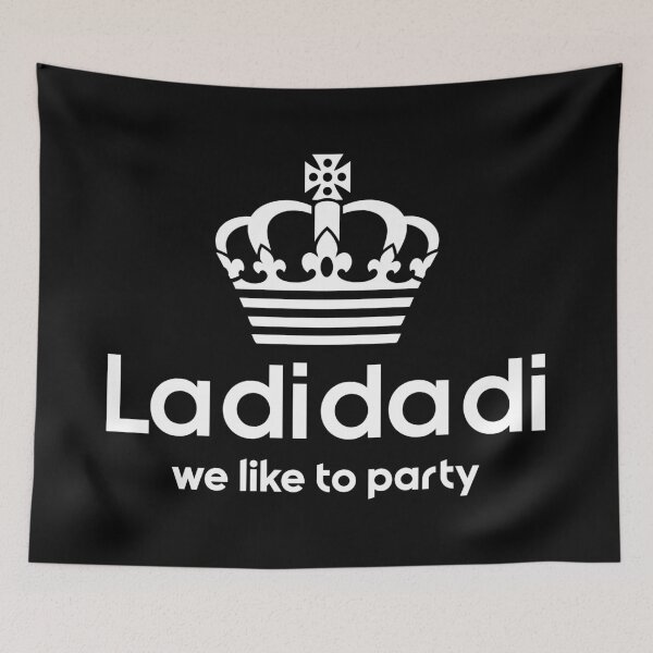 Item preview, Ladidadi!  We Like To Party Slick Stripes Inspired Design designed and sold by KnowlegeBodega.