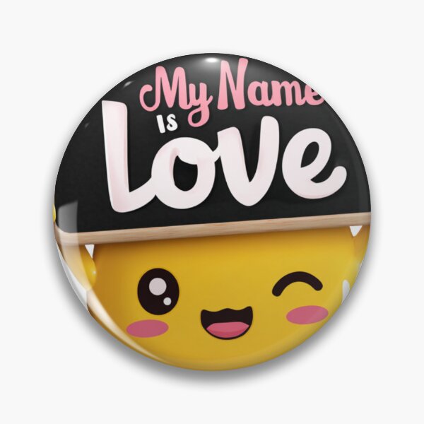 Item preview, My Name Is Love Smiley designed and sold by LovePrintArt.