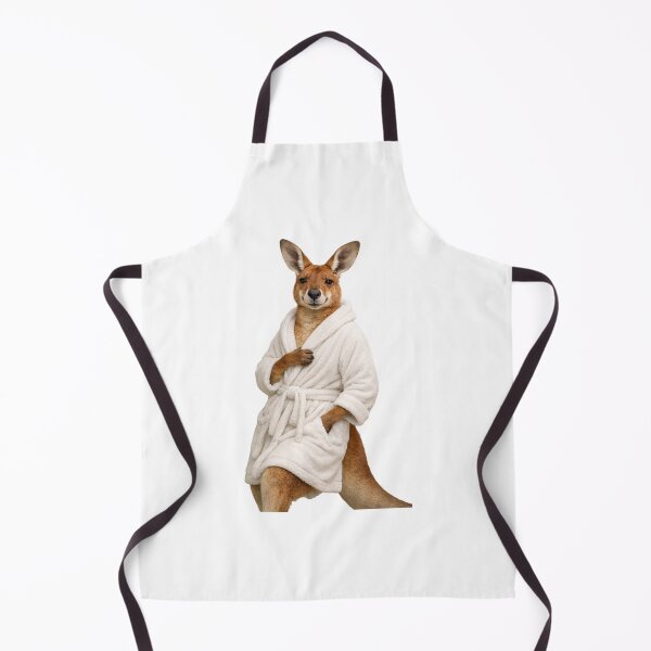 Item preview, Bathrobe Red Kangaroo designed and sold by Sillytoe.
