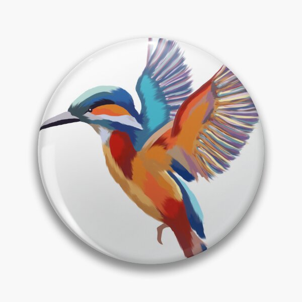 Item preview, Kingfisher, Vibrant watercolour, Animal Collection designed and sold by DoodlingMissy.