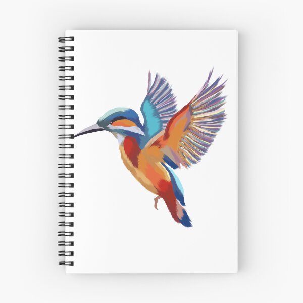 Item preview, Kingfisher, Vibrant watercolour, Animal Collection designed and sold by DoodlingMissy.