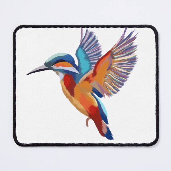 Item preview, Kingfisher, Vibrant watercolour, Animal Collection designed and sold by DoodlingMissy.