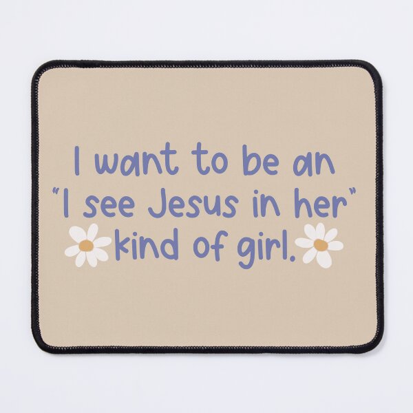 Item preview, I See Jesus In Her - periwinkle designed and sold by Willow & Grace Designs.