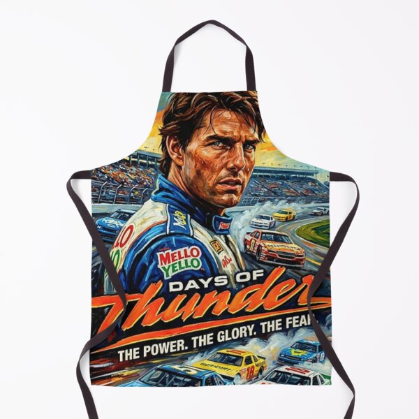 Item preview, Days of Thunder Retro Racing Action Tribute Art Movie Poster designed and sold by Art's Diner.