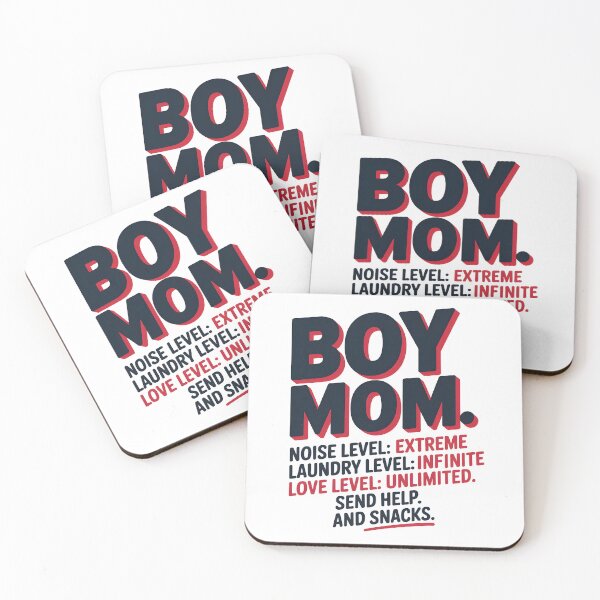 Item preview, Funny Boy Mom Noise Laundry and Snacks Quote designed and sold by Enea Kelo.
