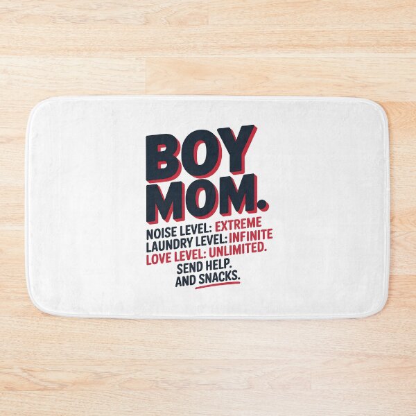Item preview, Funny Boy Mom Noise Laundry and Snacks Quote designed and sold by Enea Kelo.