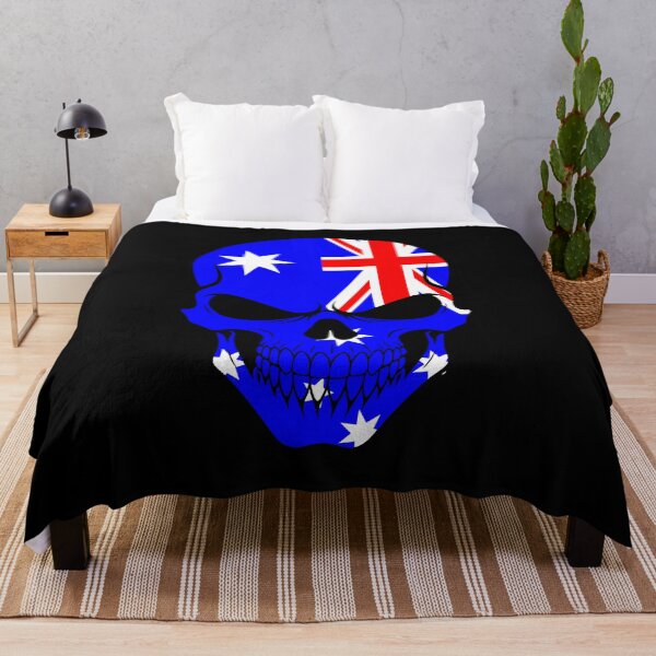 Item preview, Australia Skull Flag designed and sold by JeffBartels.