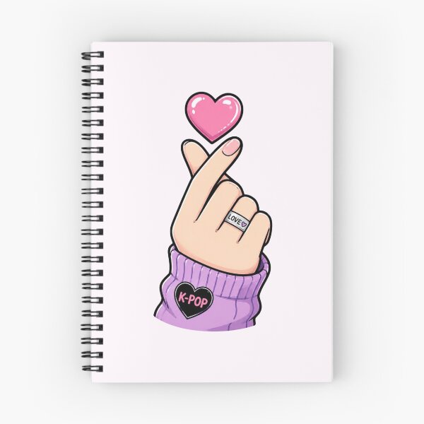 Item preview, K-Pop Finger Heart Design designed and sold by Myra365Art.