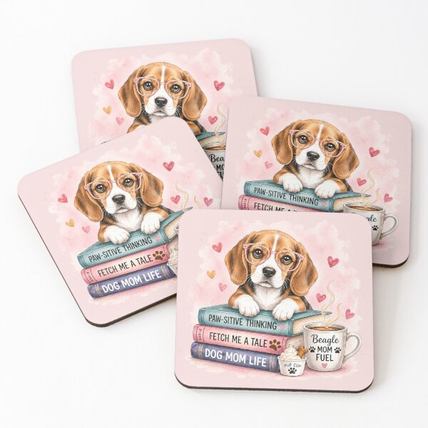 Item preview, Beagle Mom Fuel Cute Dog Book Lover designed and sold by tamdevo1.