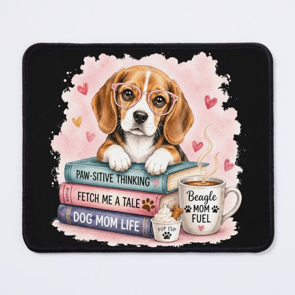 Item preview, Beagle Mom Fuel Cute Dog Book Lover designed and sold by tamdevo1.