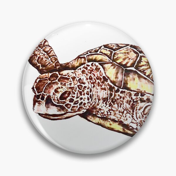 Item preview, Sea turtle art designed and sold by Bearbunz.