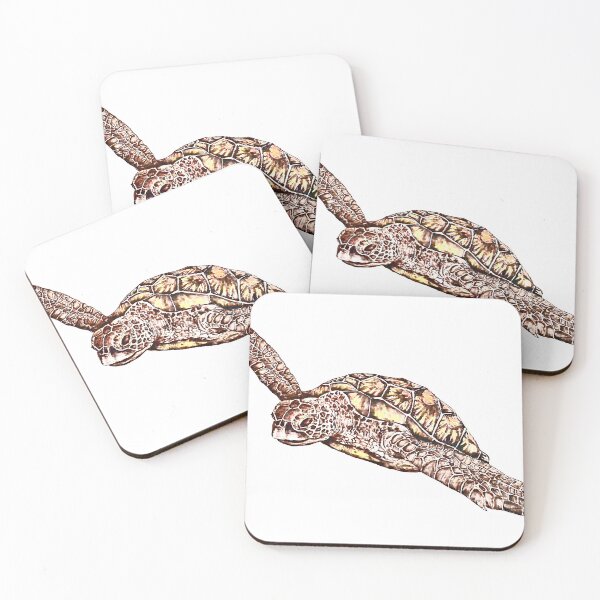 Item preview, Sea turtle art designed and sold by Bearbunz Stuido.