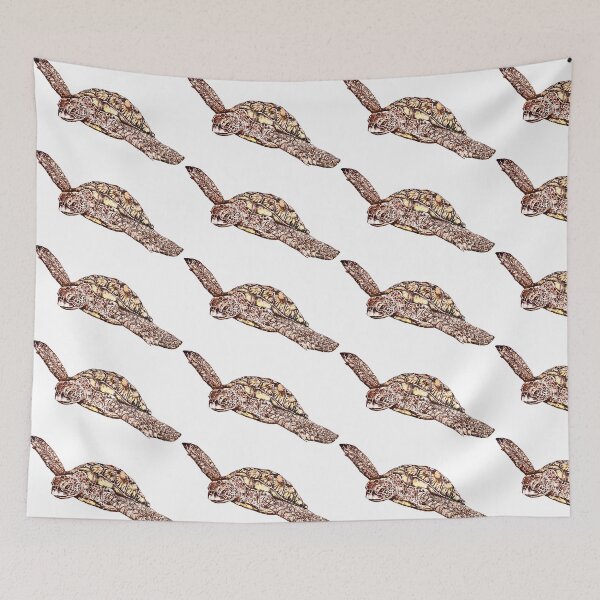 Item preview, Sea turtle art designed and sold by Bearbunz Stuido.