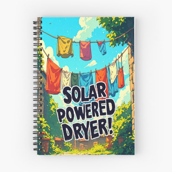Item preview, Funny ecology image Eco Friendly Manga style SOLAR POWERED DRYER! designed and sold by Giulivo Store Graphic.