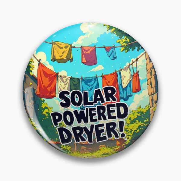 Item preview, Funny ecology image Eco Friendly Manga style SOLAR POWERED DRYER! designed and sold by Giulivo Store Graphic.