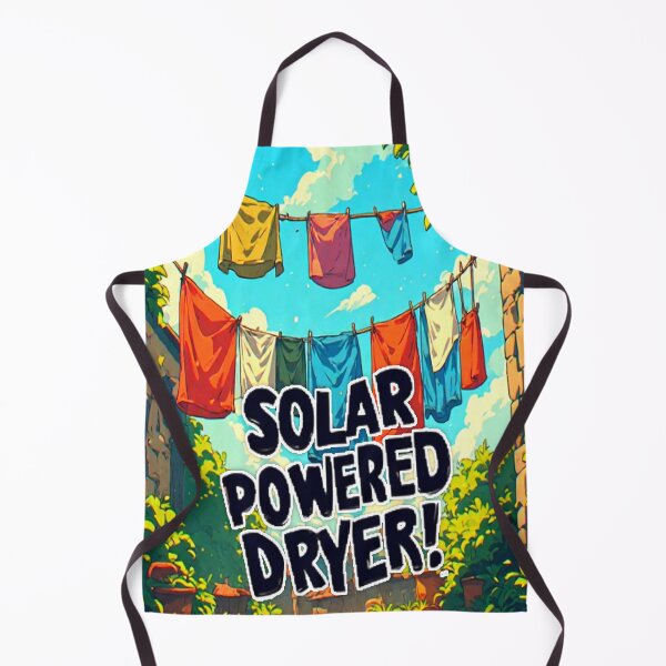 Item preview, Funny ecology image Eco Friendly Manga style SOLAR POWERED DRYER! designed and sold by Giulivo Store Graphic.