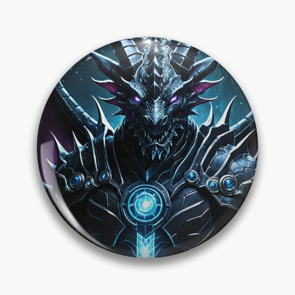 Item preview, Void Dragon Cybernetic Elemental Mecha Trading Card designed and sold by PixelFlowArt.
