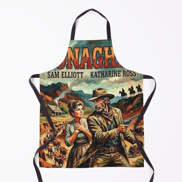 Item preview, Conagher Retro Western Action Tribute Art Movie Poster designed and sold by Art's Diner.