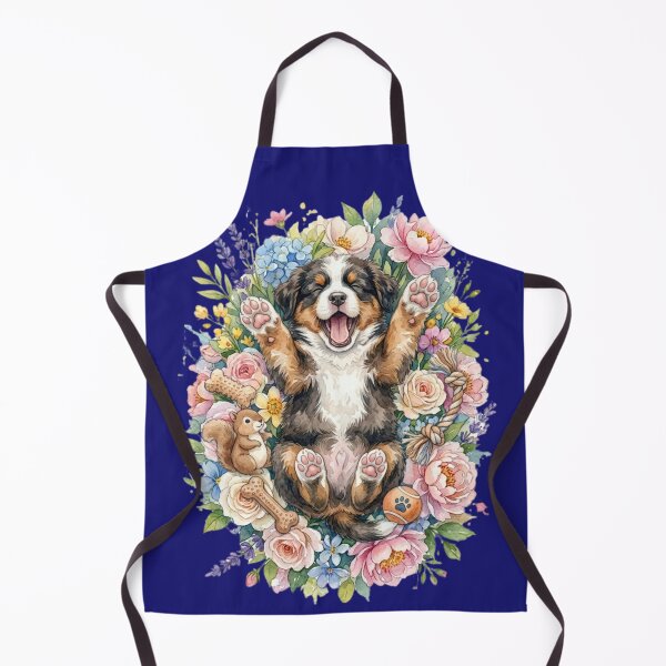 Item preview, Adorable Puppy in a Bed of Flowers and toys designed and sold by TB-73.