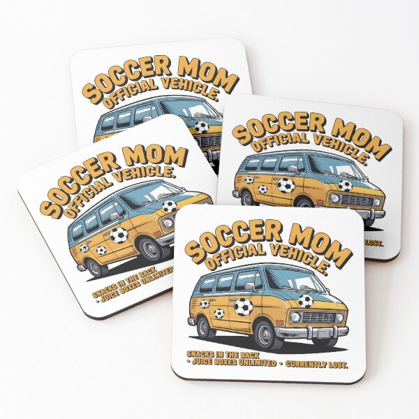Item preview, Soccer Mom Official Vehicle Van and Snacks Quote designed and sold by Enea Kelo.