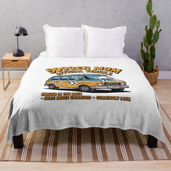 Item preview, Soccer Mom Official Vehicle Van and Snacks Quote designed and sold by Enea Kelo.