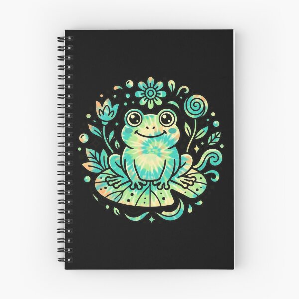 Item preview, Tie Dye Frog Cute Aesthetic Kawaii Retro 70s Frog Lover Gift designed and sold by Basma Designs | Retro, Kawaii Shirts & Stickers.