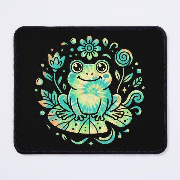 Item preview, Tie Dye Frog Cute Aesthetic Kawaii Retro 70s Frog Lover Gift designed and sold by Basma Designs | Retro, Kawaii Shirts & Stickers.