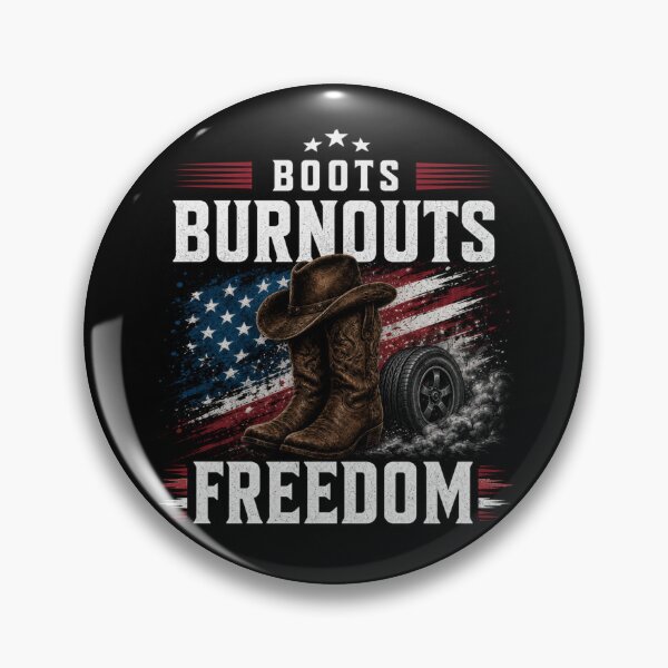 Item preview, Boots Burnouts Freedom Patriotic Cowboy Racing USA designed and sold by CarantinedChaos.