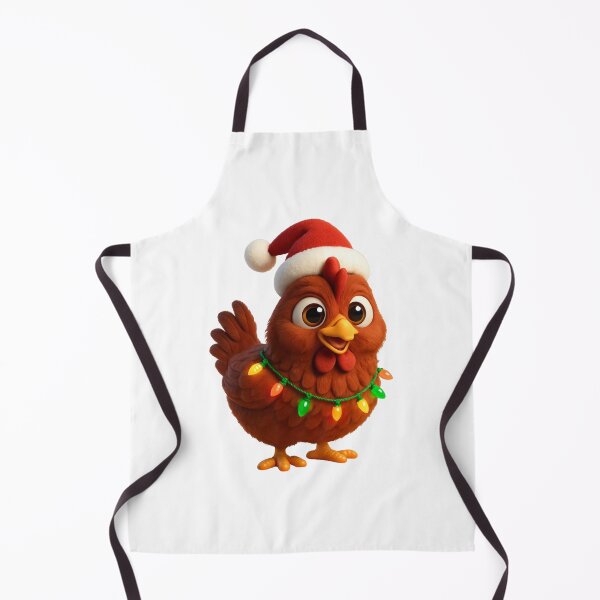 Item preview, Christmas Rhode Island Red Chicken designed and sold by Sillytoe.